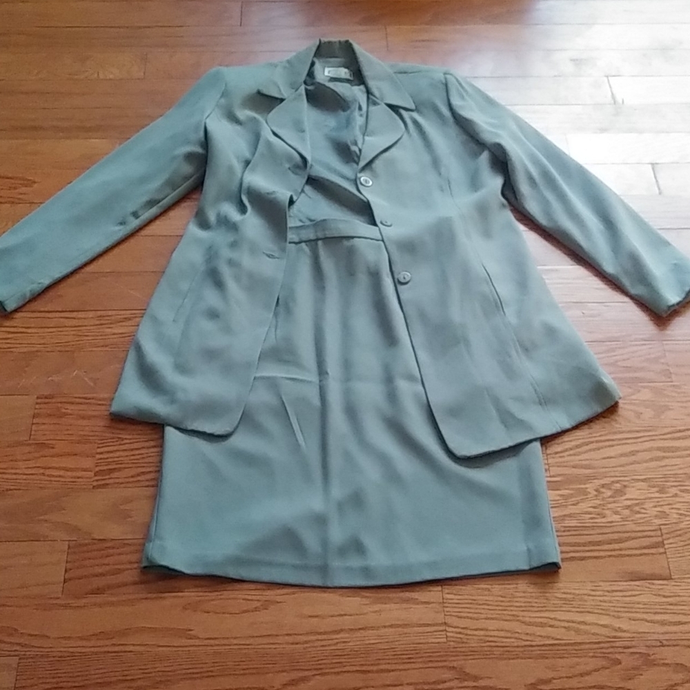 2 piece Sage Green Suit